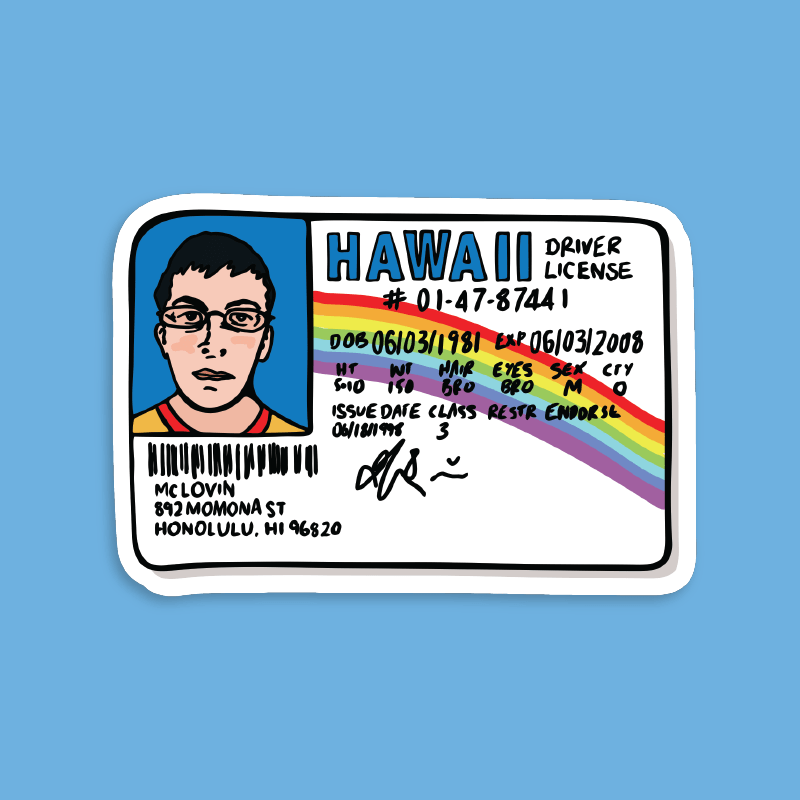 McLovin 🤓🌈 – Sticker