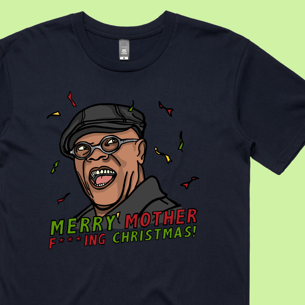 Merry Mother F**** Christmas 👨🏾‍🦲🎄- Men's T Shirt