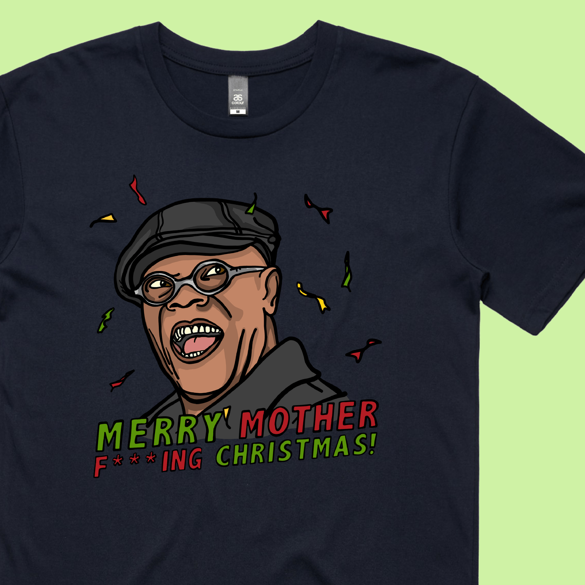 Merry Mother F**** Christmas 👨🏾‍🦲🎄- Men's T Shirt