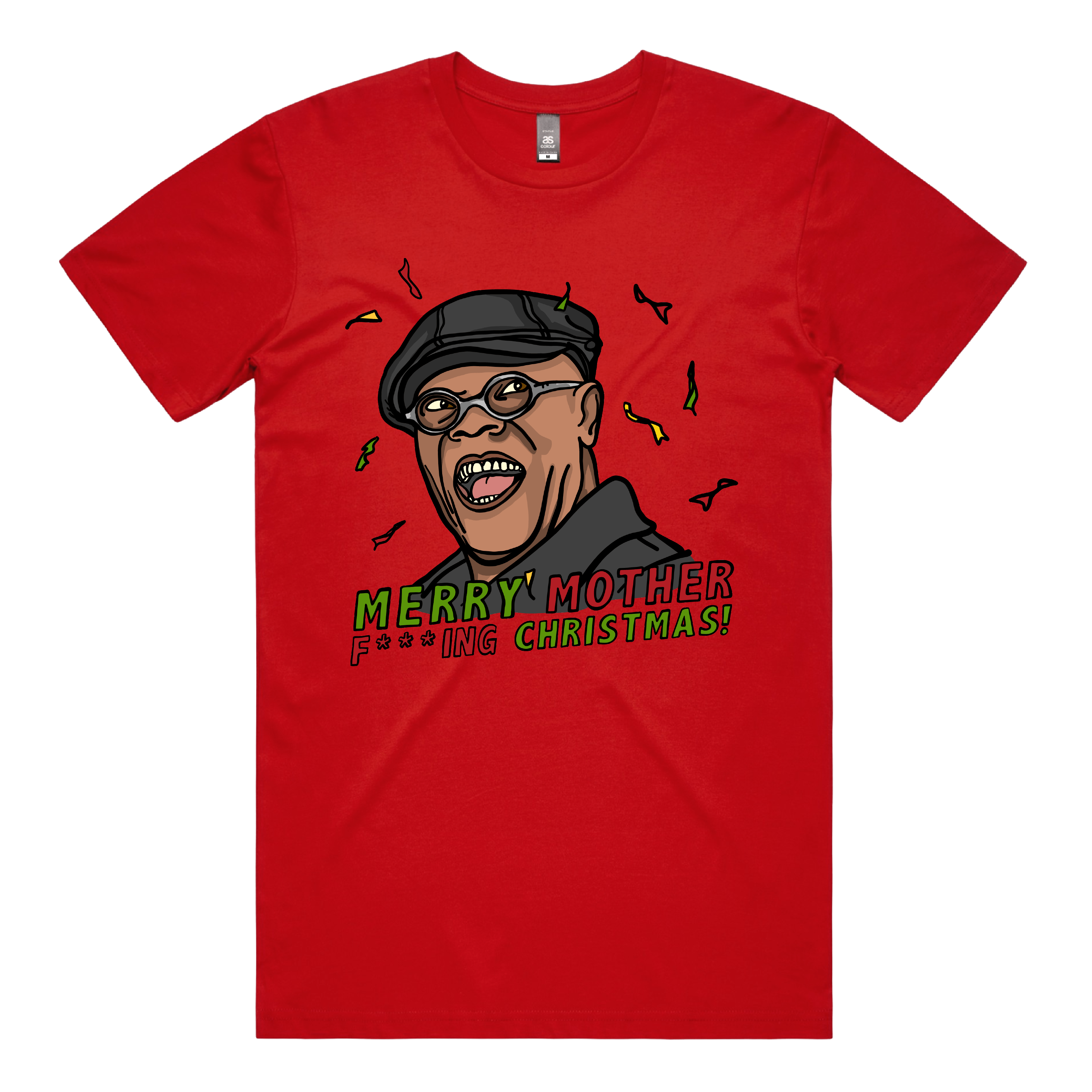 Merry Mother F**** Christmas 👨🏾‍🦲🎄- Men's T Shirt