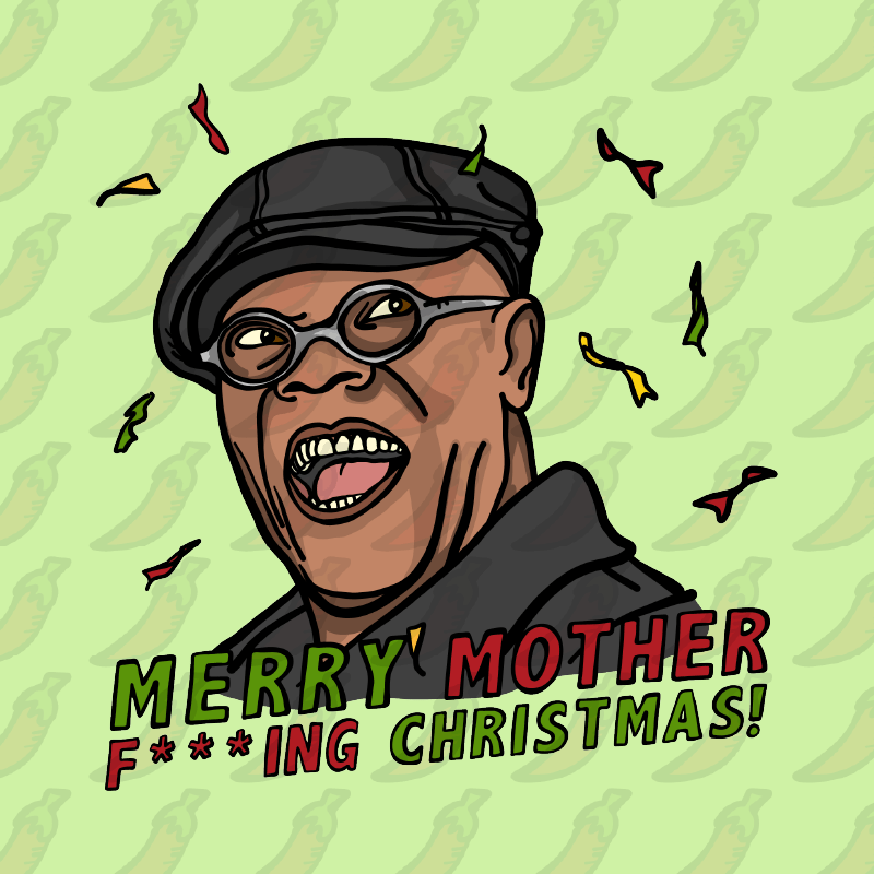 Merry Mother F**** Christmas 👨🏾‍🦲🎄- Women's Crop Top