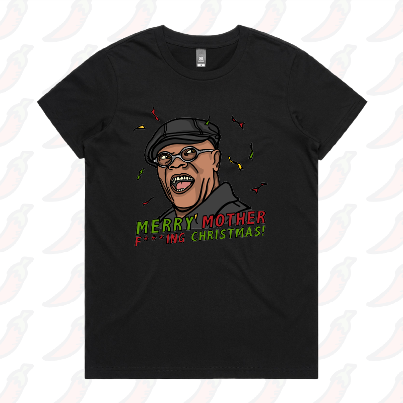 Merry Mother F**** Christmas 👨🏾‍🦲🎄- Women's T Shirt