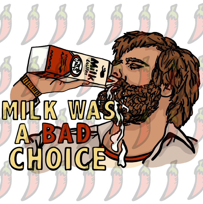 Milk Was A Bad Choice 🥛 - Stubby Holder