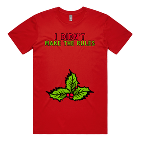 Mistletoe Rules 💋🎄 –  Men's T Shirt