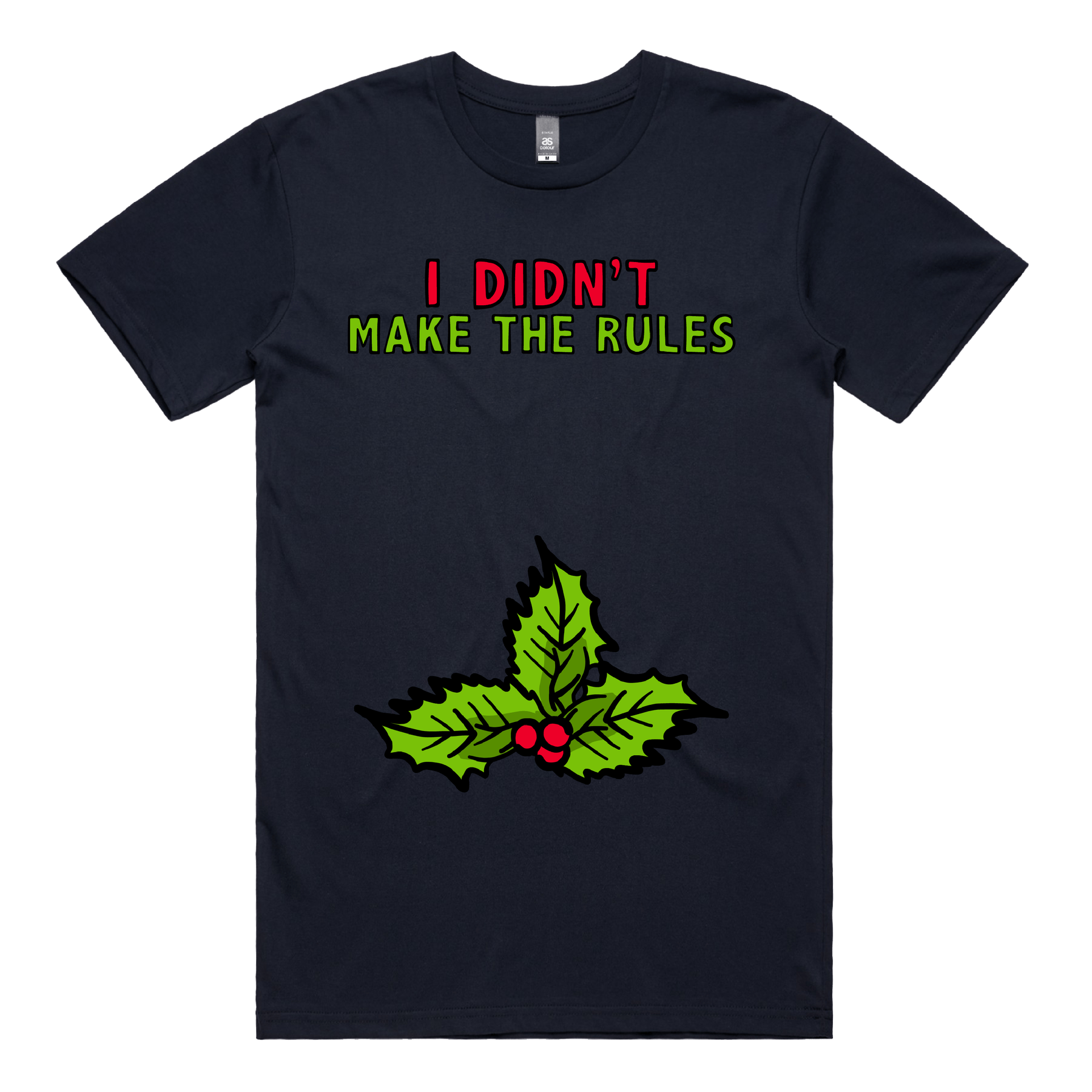 Mistletoe Rules 💋🎄 –  Men's T Shirt