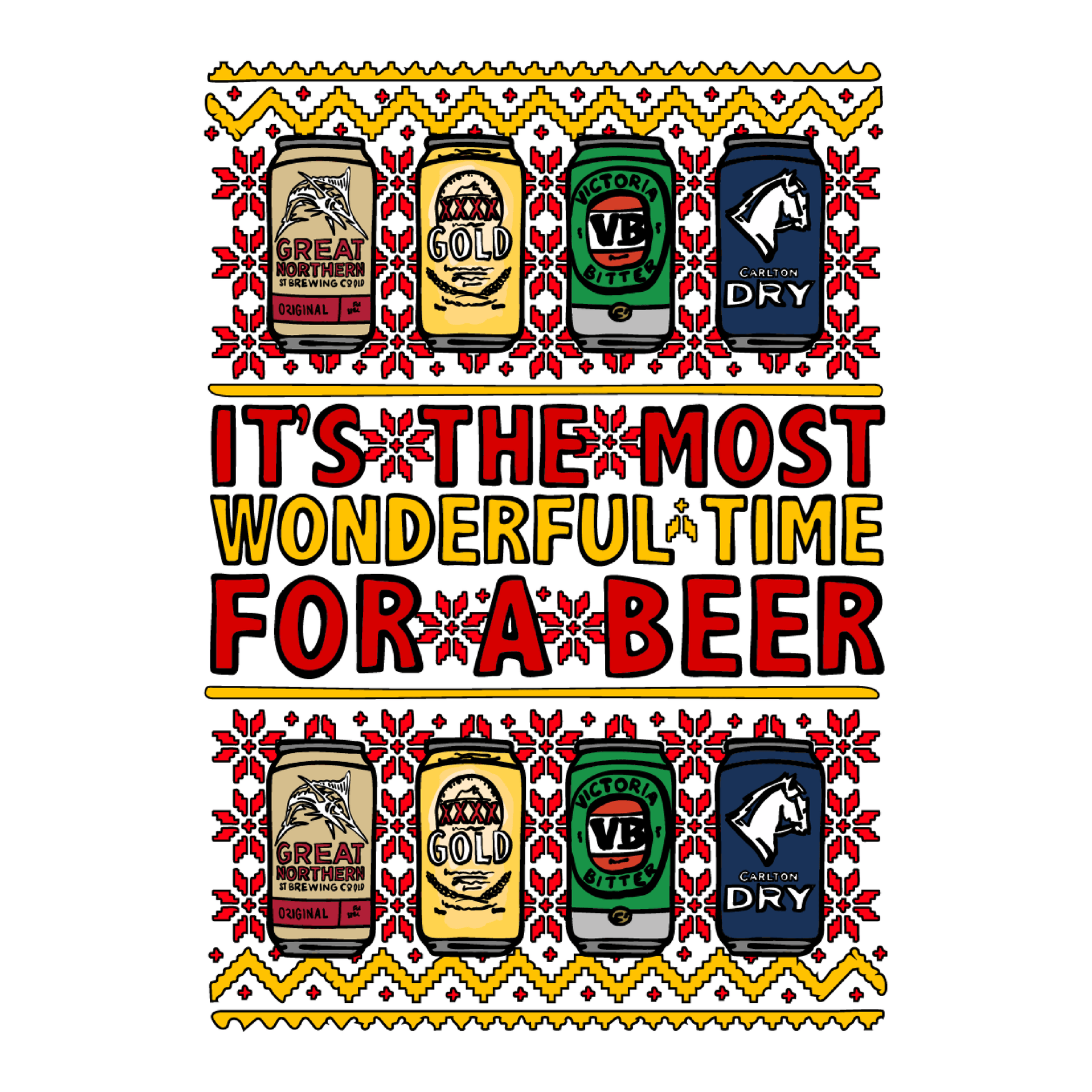 Most Wonderful Time For A Beer 🎁🍻 – Men's T Shirt