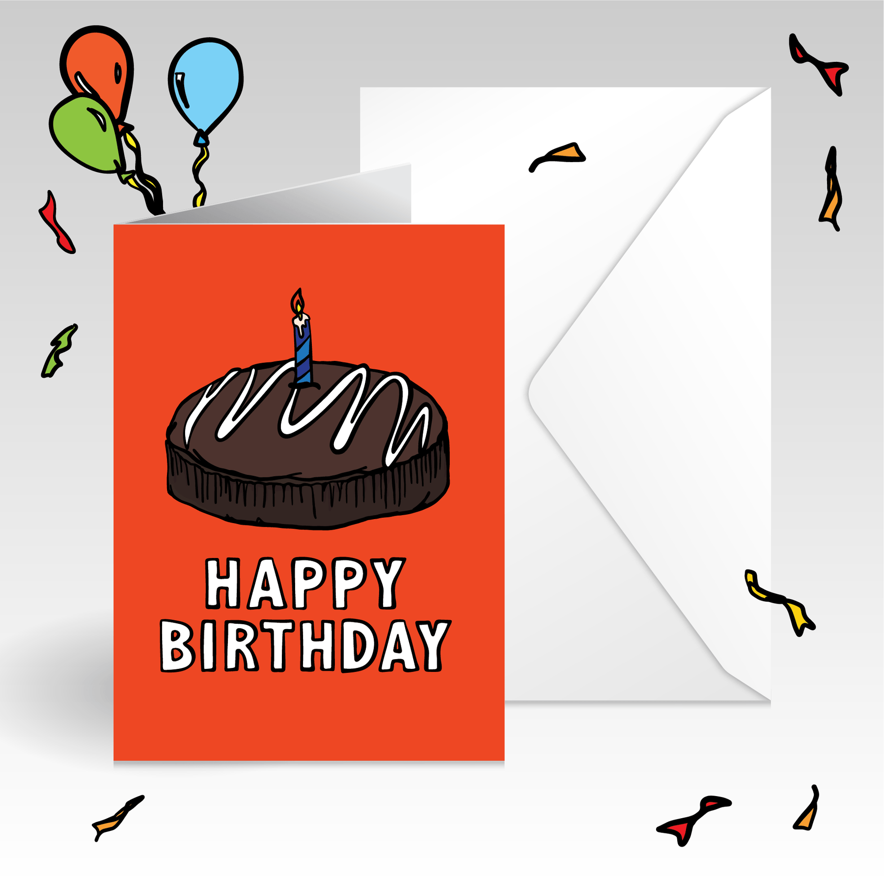 MUD CAKE 🎂 - Birthday Card