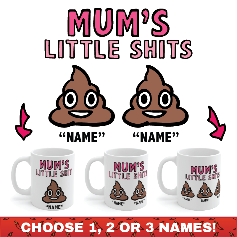 Mum's Little 💩's - Customisable Coffee Mug