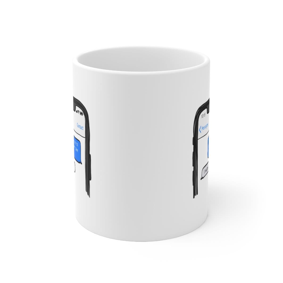 Mum Text 🤣 - Coffee Mug