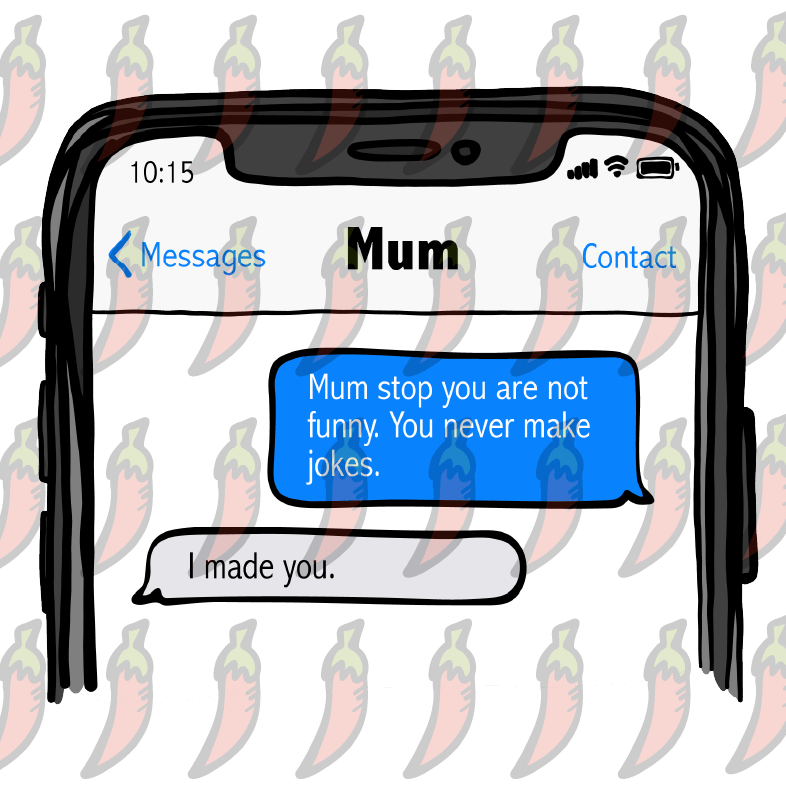 Mum Text 🤣 - Coffee Mug