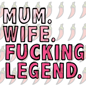 Mum. Wife. Legend 🏅 - Coffee Mug