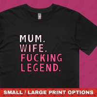 Mum. Wife. Legend 🏅 - Men's T Shirt