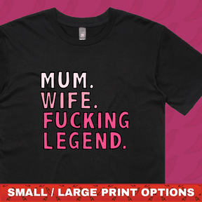 Mum. Wife. Legend 🏅 - Men's T Shirt