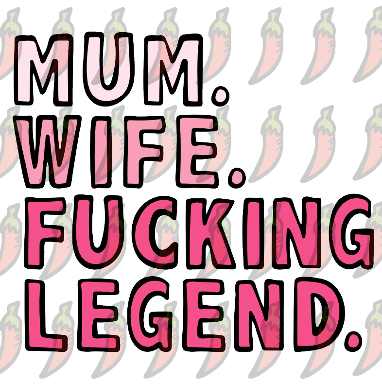 Mum. Wife. Legend 🏅 - Women's Crop Top