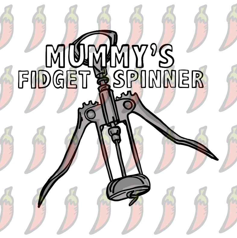 Mummy's Fidget Spinner 🍷 - Unisex Hoodie