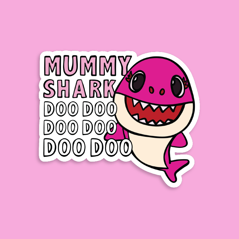 Mummy Shark 🦈 - Sticker