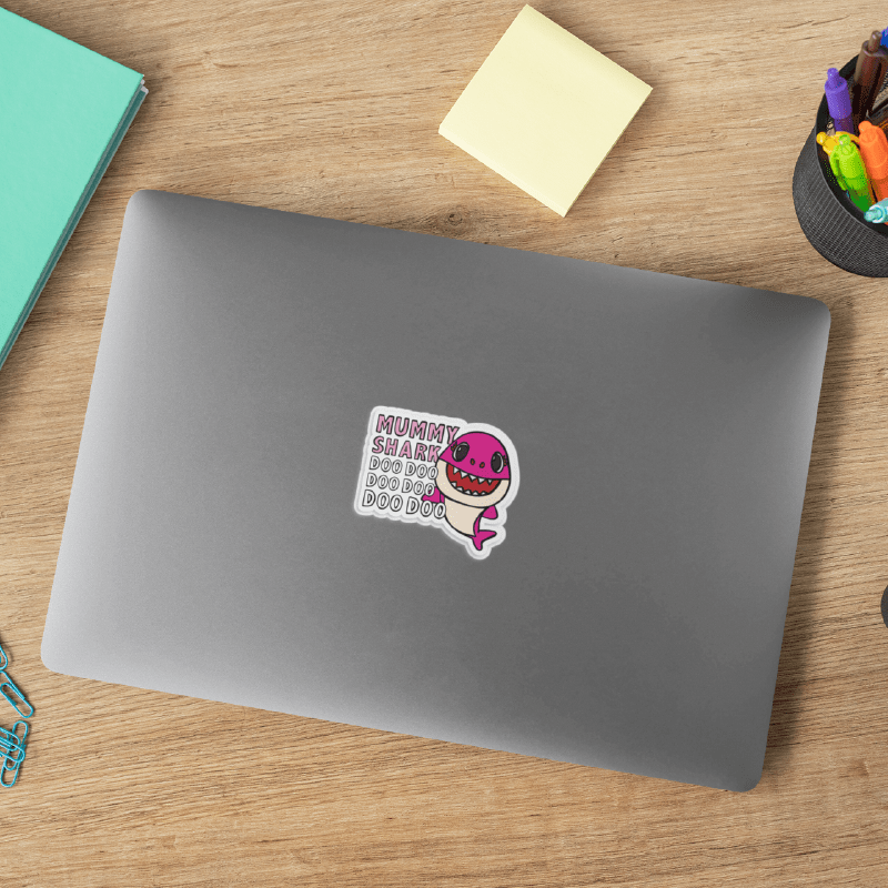 Mummy Shark 🦈 - Sticker