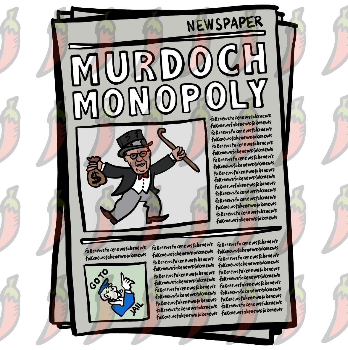 Murdoch Monopoly 📰 - Men's T Shirt
