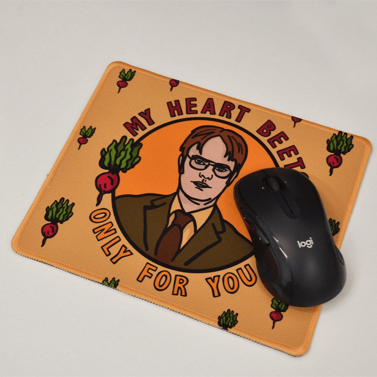 My Heart Beets For You 💓🖱️ - Mouse Pad