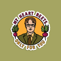 My Heart Beets For You 💓 - Sticker