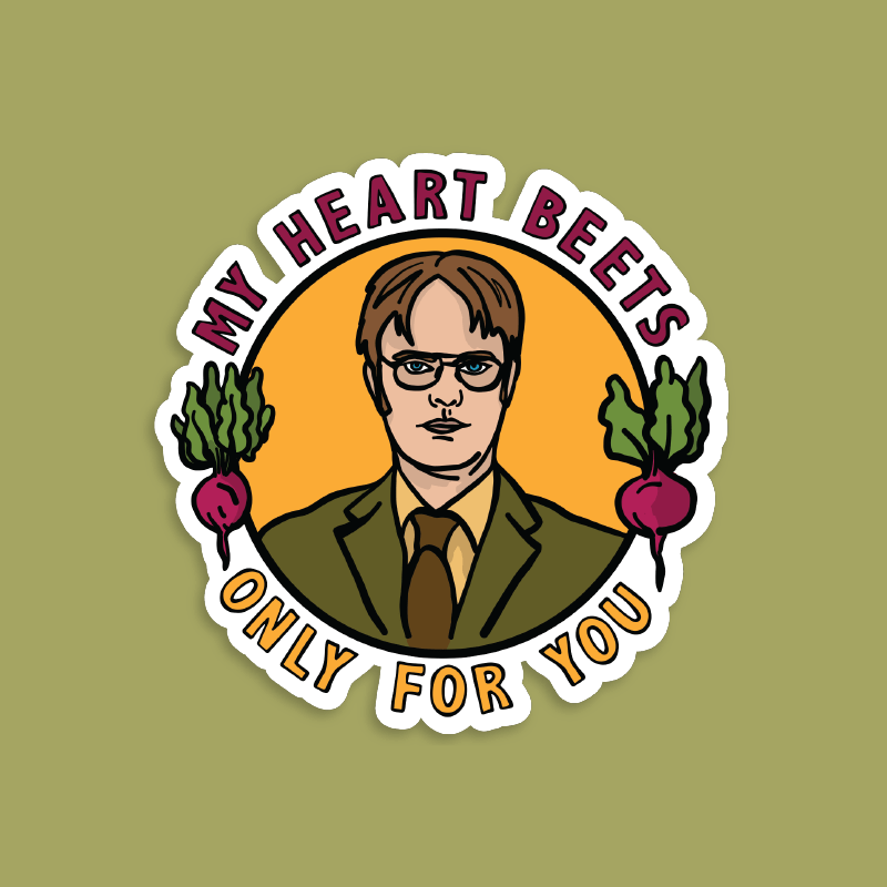 My Heart Beets For You 💓 - Sticker