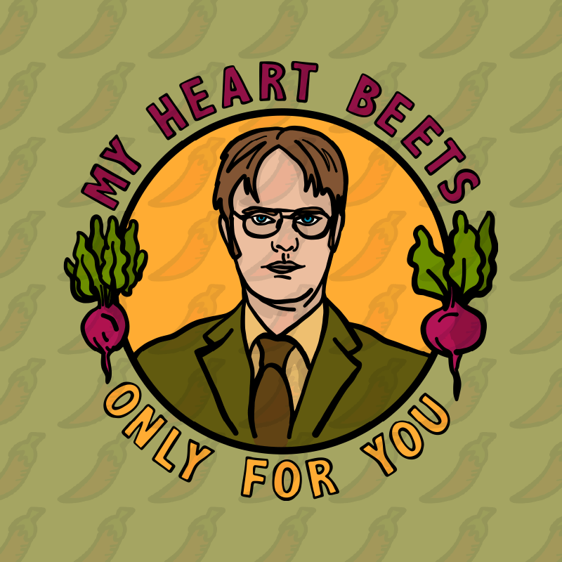 MY HEART BEETS FOR YOU 💓 - Women's Crop Top