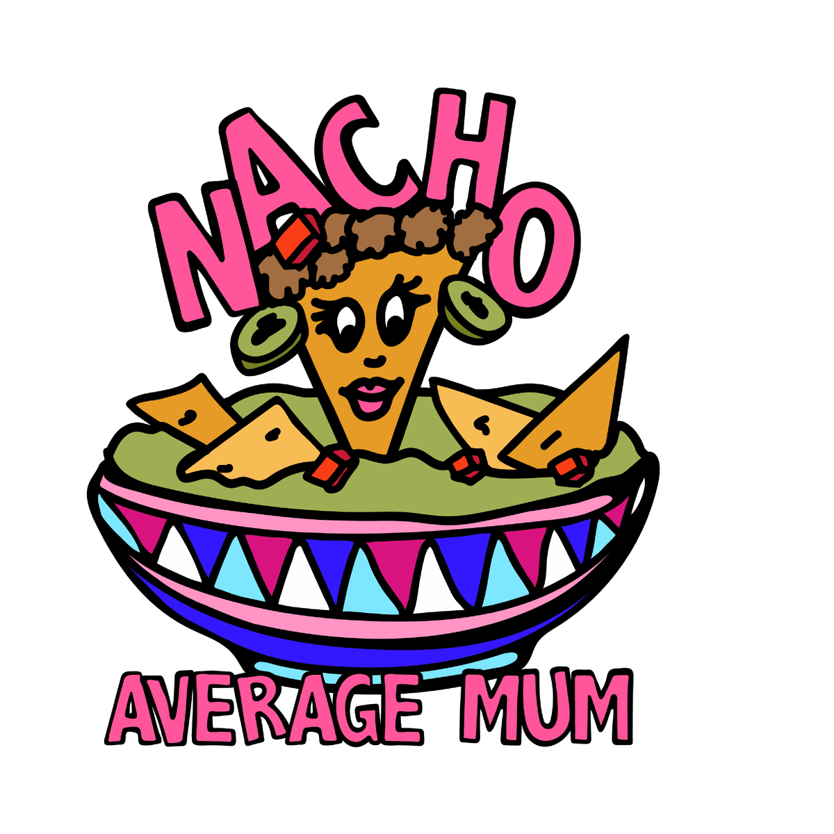 Nacho Average Mum 😉 – Unisex Hoodie