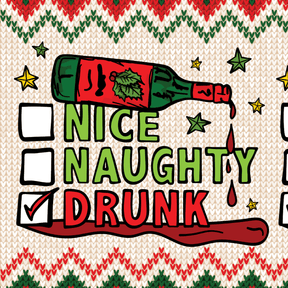 Naughty Nice List ✅❌ - Stubby Holder