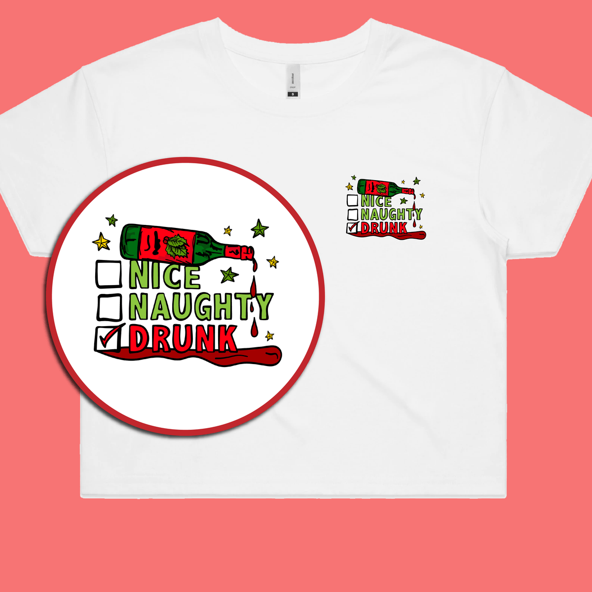 Naughty Nice List ✅❌ - Women's Crop Top