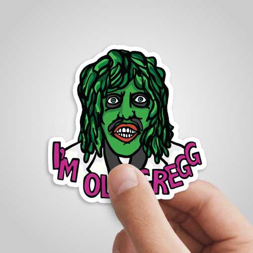 Old Gregg 🧟‍♂️🛶 Sticker