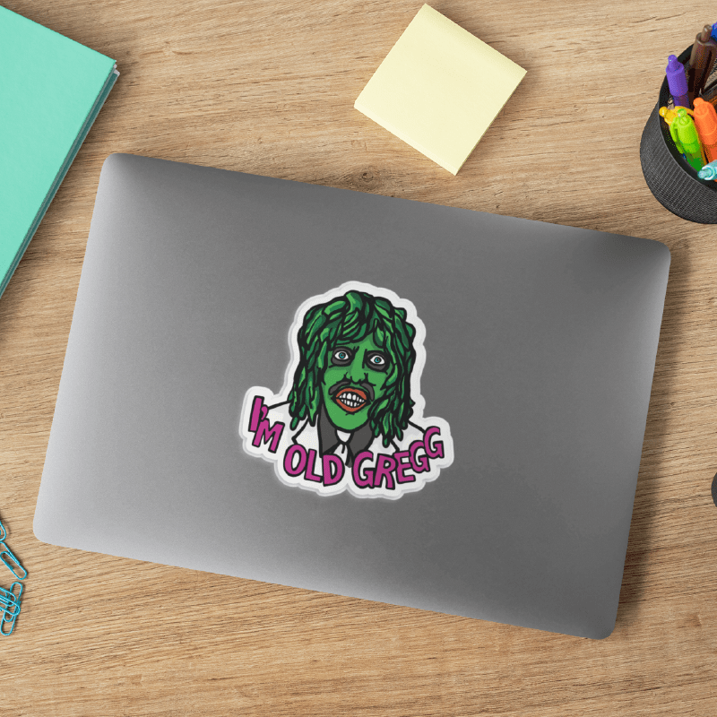 Old Gregg 🧟‍♂️🛶 - Sticker