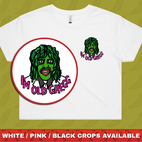 Old Gregg 🧟‍♂️🛶 - Women's Crop Top