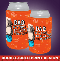 Orange Flatten The Curve 📈 - Stubby Holder