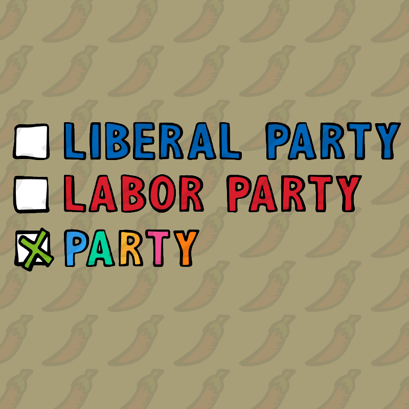 Party Vote ✅ - Unisex Hoodie