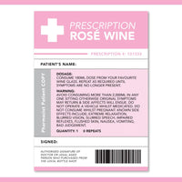 Prescription Wine Bottle Labels 🍷 -  Sticker