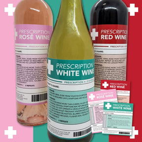 Prescription Wine Bottle Labels 🍷 -  Sticker