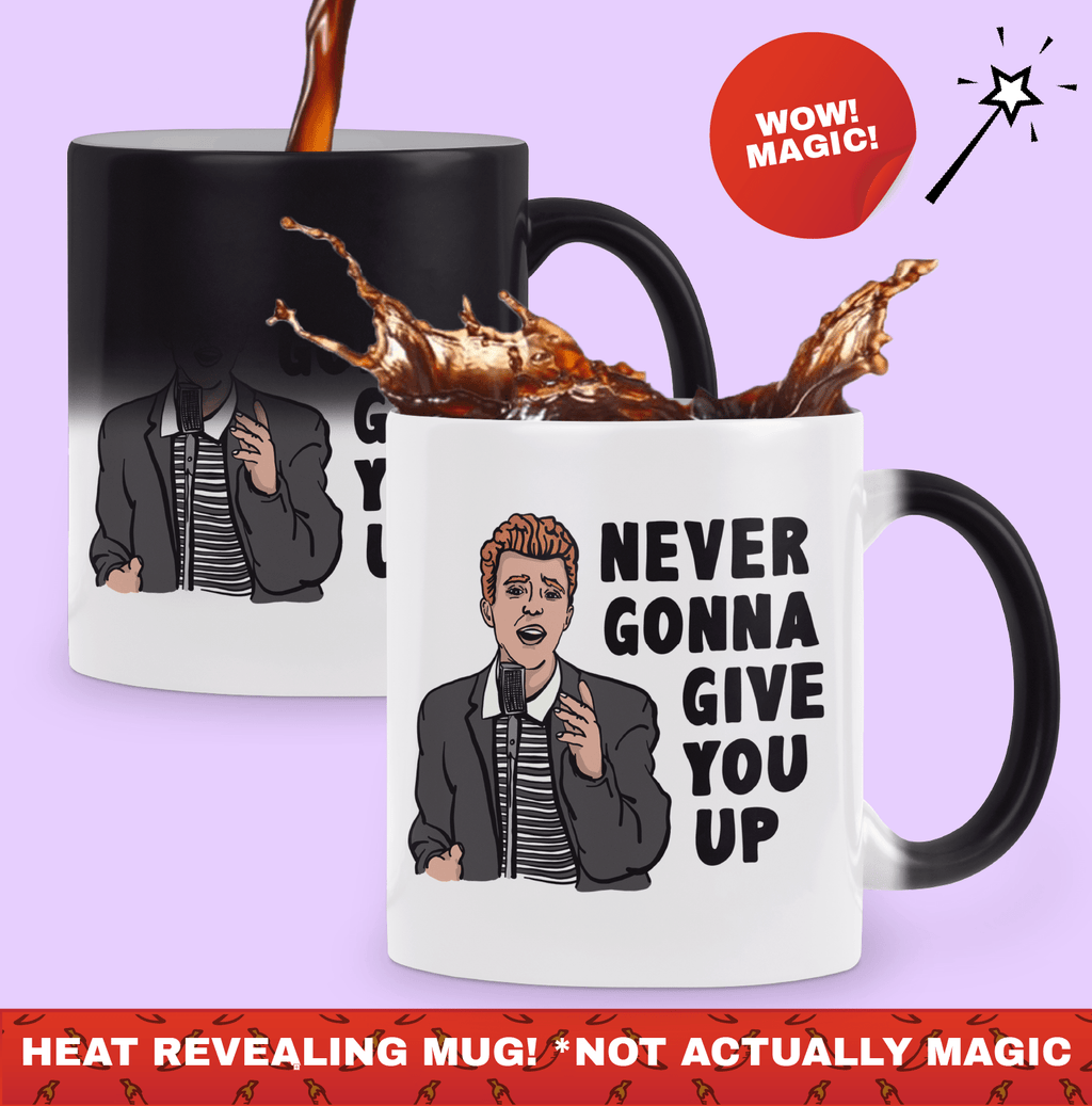 Rick Roll QR code' Two-Tone Mug