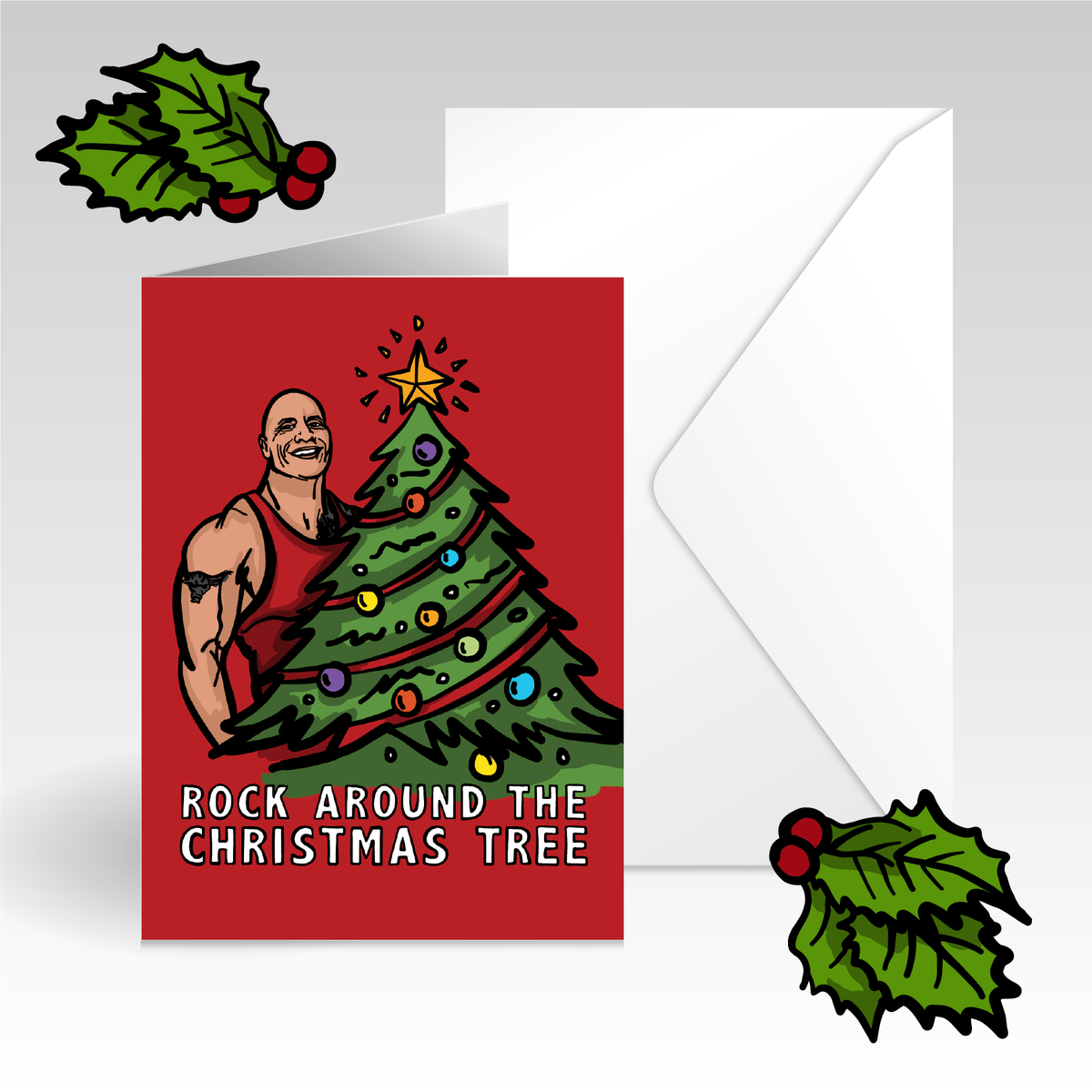 Rock Around The Christmas Tree 🎄 - Christmas Card