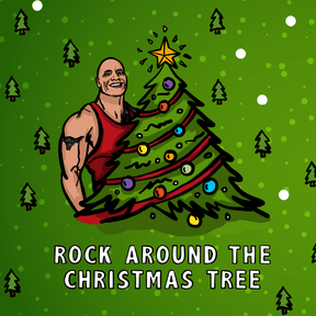Rock Around The Christmas Tree 🎄 - Stubby Holder