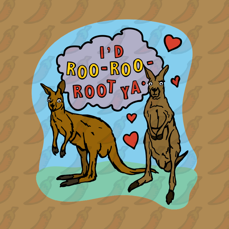 Roo Roo Root Ya 🦘 – Stubby Holder