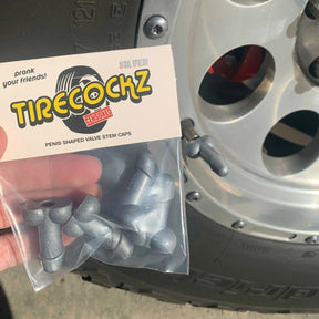Rooster Shaped Valve Stem Cap 🐓🧢 - TireCockz Prank (4 Pack!)