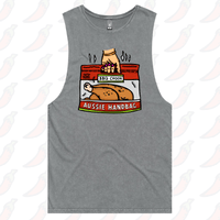 S / Ash / Large Front Design Aussie Handbag 🍗 – Tank