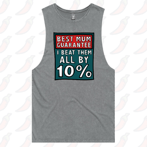 S / Ash / Large Front Design Best Mum Guarantee 🔨 - Tank