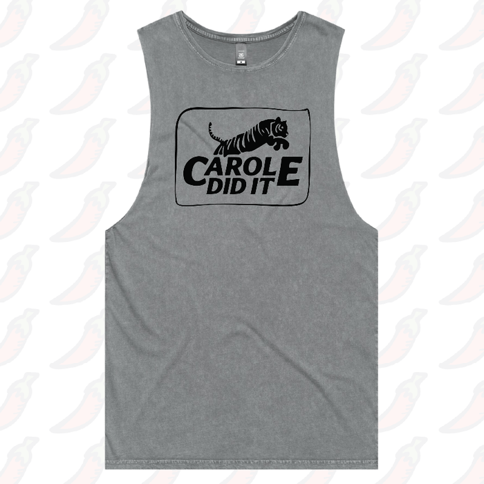 S / Ash / Large Front Design Carole Did It 🥩 - Tank