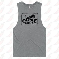 S / Ash / Large Front Design Carole Did It 🥩 - Tank