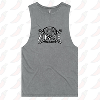 S / Ash / Large Front Design Certified Ziptie Mechanic 🔧 – Tank