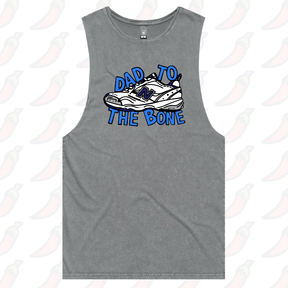 S / Ash / Large Front Design Dad To The Bone 👟 – Tank