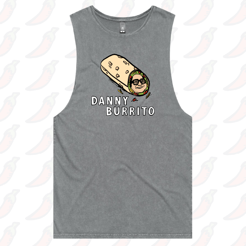 S / Ash / Large Front Design Danny Burrito 🌯 - Tank