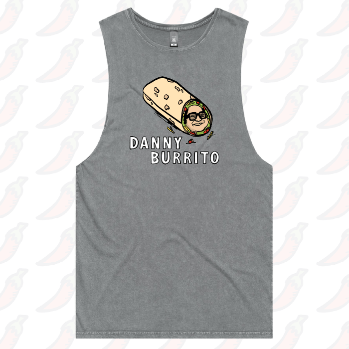 S / Ash / Large Front Design Danny Burrito 🌯 - Tank