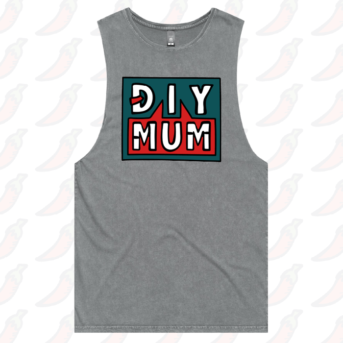 S / Ash / Large Front Design DIY Mum 🔨 –  Tank